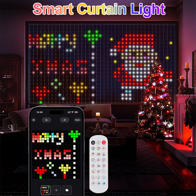 Home Decor Free App - 2025 Bluetooth slimme kerstverlichting met app-bediening