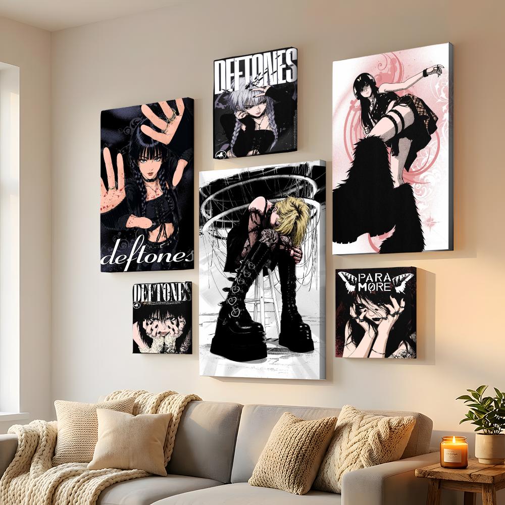 Y2K Gothic Anime Rock Girl ing - Home Decor Y2K recensie en prijs