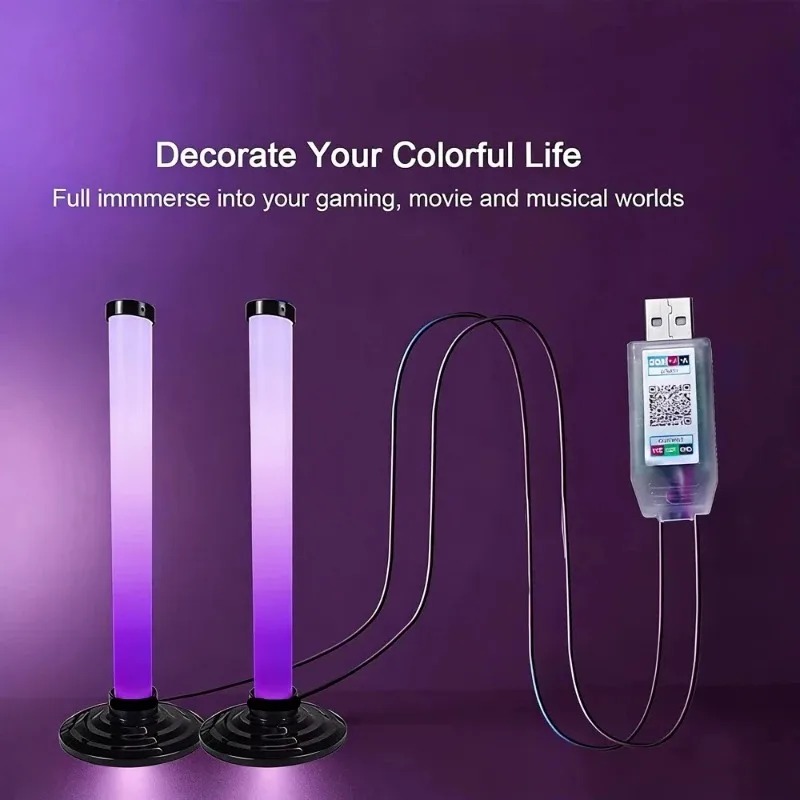 RGB LED-lichtbalk, USB-aangedr - Home Decor Free App recensie en prijs