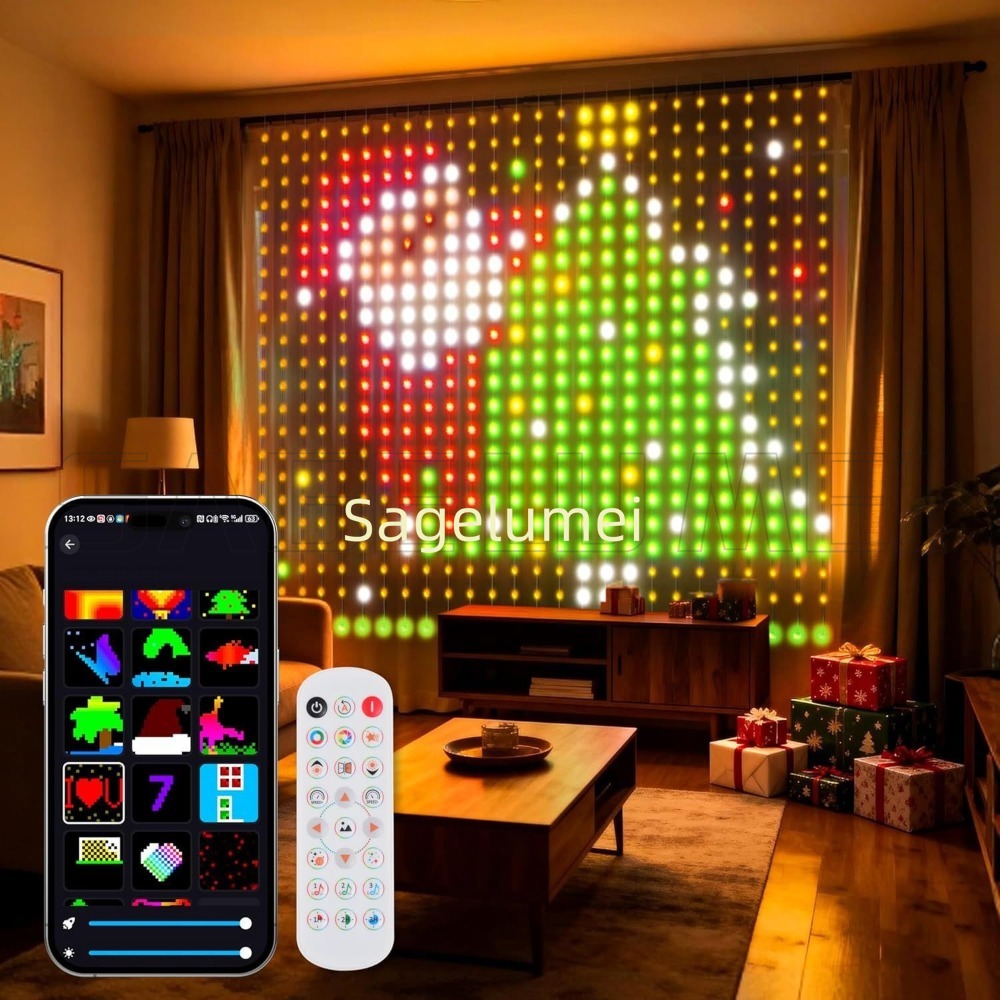 1,6M-3M Slimme LED Gordijnverl - Home Decor Free App recensie en prijs