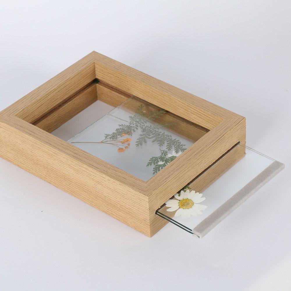Houten glazen bladmonsterframe - Bamboo Photo Frame recensie en prijs