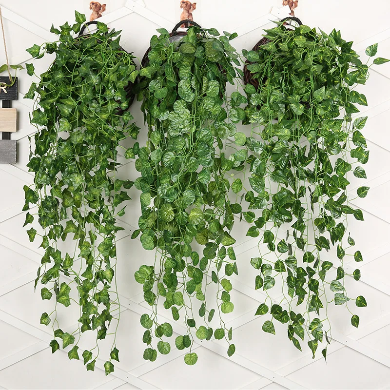 90Cm Kunstmatige Groene Radijs - Rattan Plant Basket recensie en prijs