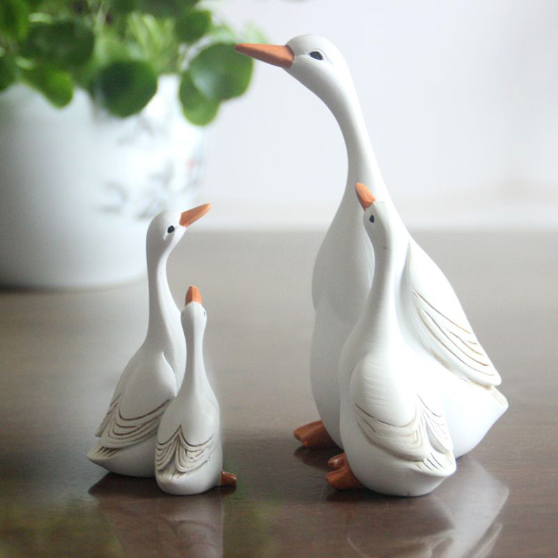 Fun Leuke Eend Hars Standbeeld - Home Decor Za recensie en prijs